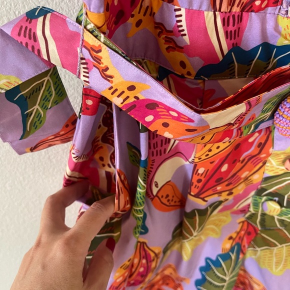 NWT FARM Rio Belted Romper Size M - Picture 12 of 17